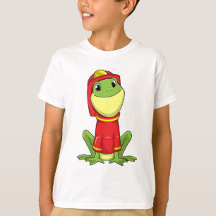T-shirt Frog as Firefighter avec Helmet