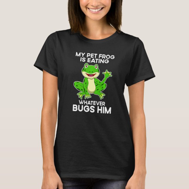 T-shirt Frog Catching ' Toad Hunting For A Bullfrog Hunter (Devant)