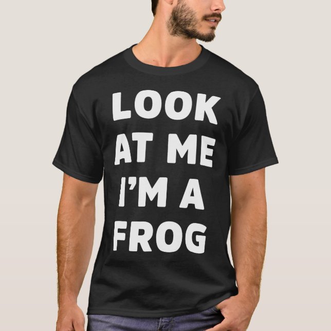 T-shirt Frog Costume For Halloween (Devant)