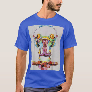 T-shirt Frog funny Music