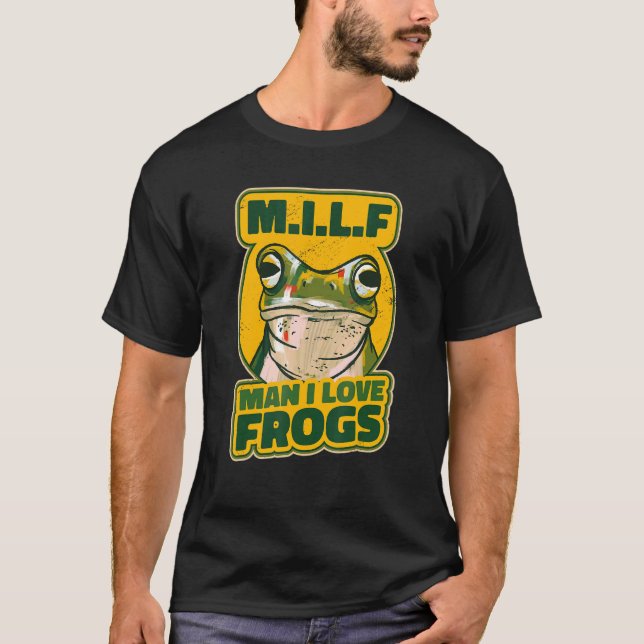 T-shirt Frog Love Toad Frog Catcher Hunter Amphibian Catch (Devant)