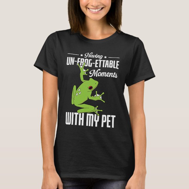 T-shirt Frog Owners Best Moments Red Eyed Tree Frog (Devant)