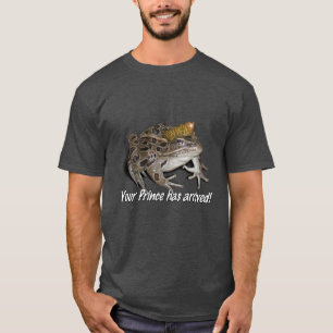 T-shirt Frog Prince - "Votre Prince Est Arrivé !"