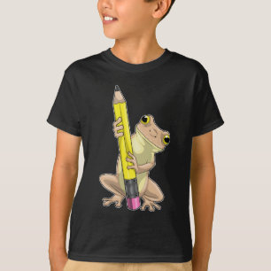 T-shirt Frog Pupil Pencil School