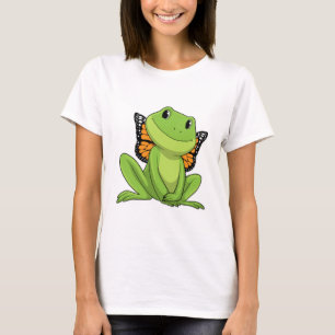 T-shirt Frog with Butterfly