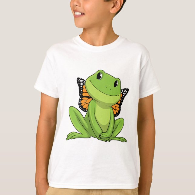 T-shirt Frog with Butterfly (Devant)