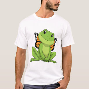 T-shirt Frog with Butterfly