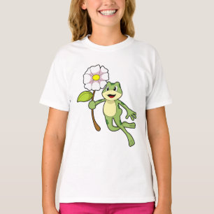 T-shirt Frog with Flower.