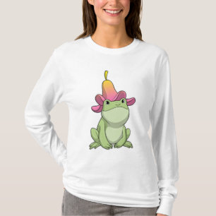 T-shirt Frog with Plumeria