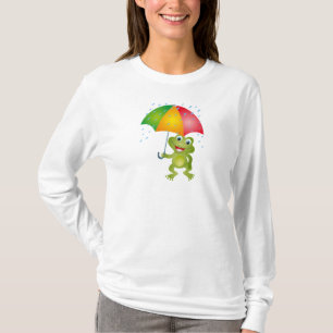 T-shirt Froggy avec le parapluie de pluie