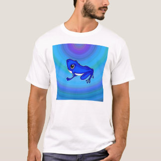 T-shirt Froggy bleu dans l'eau