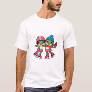 T-shirt Frogs Patinage sur glace