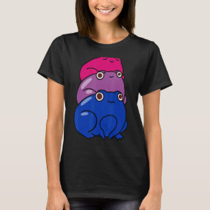 T-shirt Frogs Pile Bisexuality Drapeau Bisexual Lgbt Pride