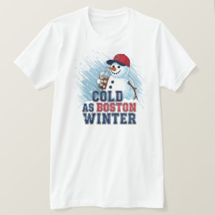 T-shirt Froid comme Boston Winter