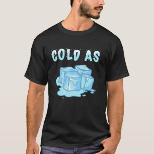 T-shirt Froid Comme Cubes De Glace Snow Cool Snowflakes Ge