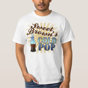 T-shirt froid du bruit de Brown doux