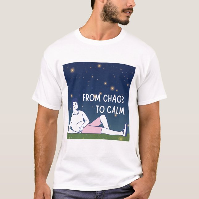 T-shirt From Chaos to Calm – Emotional Healing Artwork (Devant)