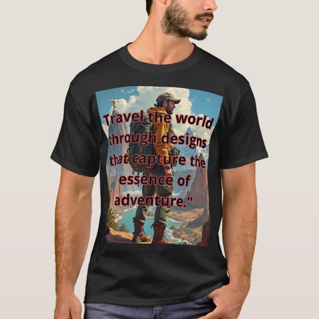 T-shirt "From mountains to oceans, our prints celebrate th (Devant)