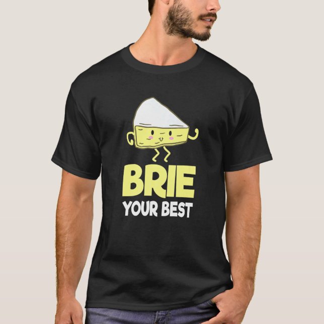 T-shirt Fromage Brie Fromage Personne Fromage Fermier Alim (Devant)