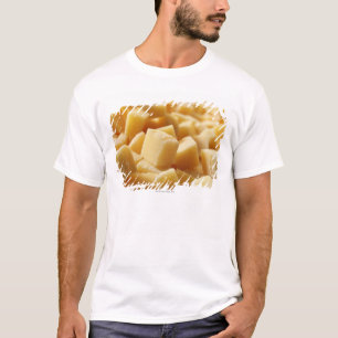 T-shirt Fromage de Reggiano de parmesan en cubes
