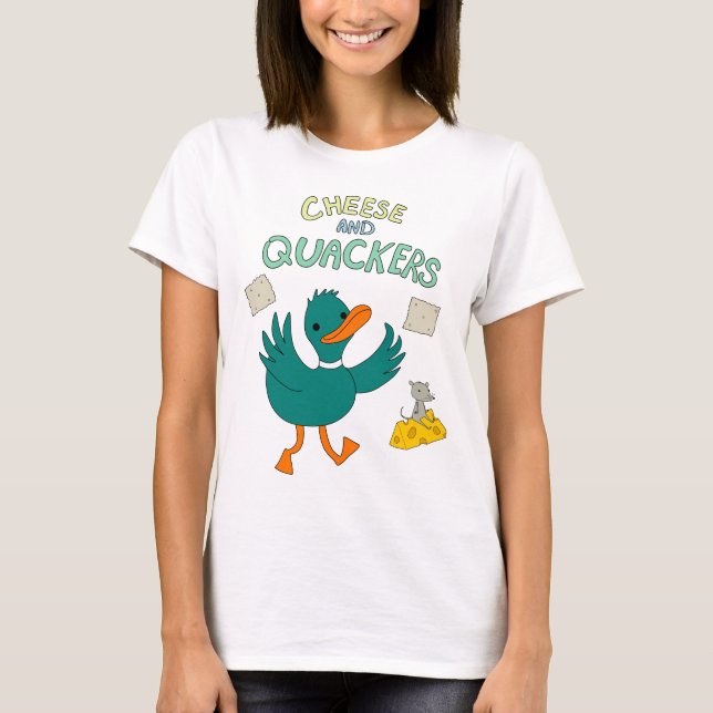 T-shirt Fromage et Quackers (Devant)