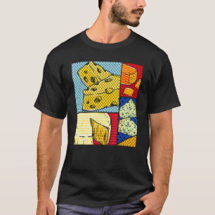 T-shirt Fromage Gouda Snack Foin Cheddar Pop Fromage