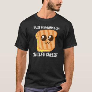 T-shirt Fromage Grillé Mignon Pour Hommes Femmes Pain Gril