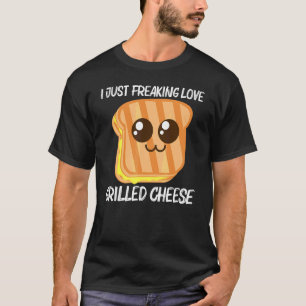 T-shirt Fromage grillé mignon pour hommes femmes pain toas