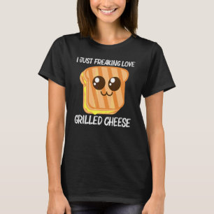 T-shirt Fromage grillé mignon pour hommes femmes pain toas
