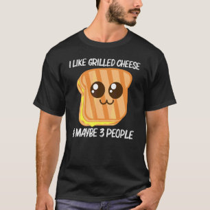 T-shirt Fromage grillé mignon pour hommes femmes pain toas