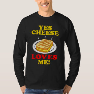 T-shirt Fromage M'Aime Sandwich Grillé Graphique