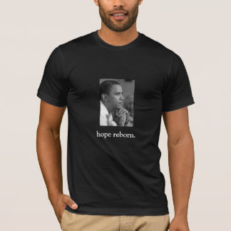 T-shirt FRONT/BACK OBAMA/hope rené/citation de la parole