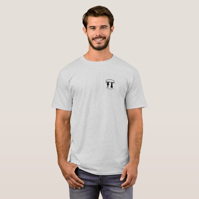 T-shirt Frontière Morris de Dixon de maçon--tintement (Devant entier)