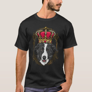 T-shirt Frontière royale Collie King Princesse Collie Mama