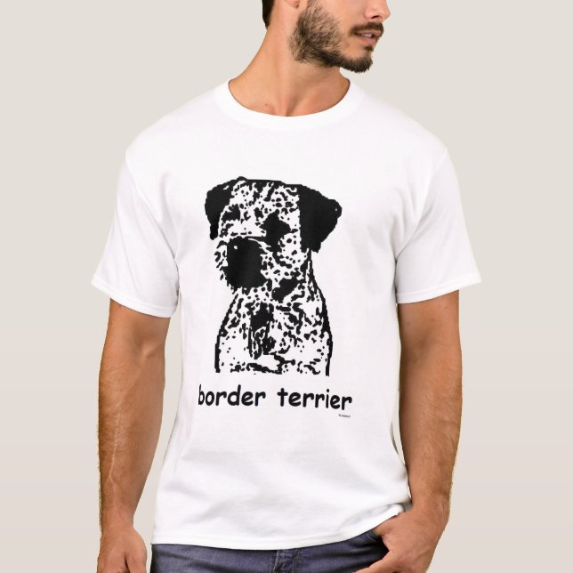 T-shirt Frontière Terrier (Devant)