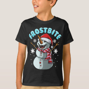 T-shirt Frostbite Snowman Vampire Noël Funky Noël