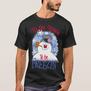 T-shirt Frostez Le Snowman 'C'Est La Saison D'Être Freezin
