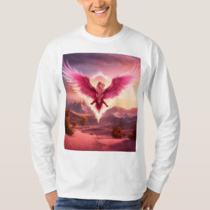 T-shirt "Frosty Phoenix Art : Mystical Winter Avian décor"