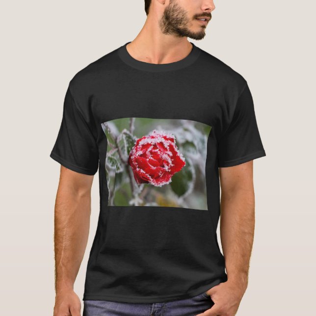 T-shirt Frozen Rose Frost Beauty Tee (Devant)