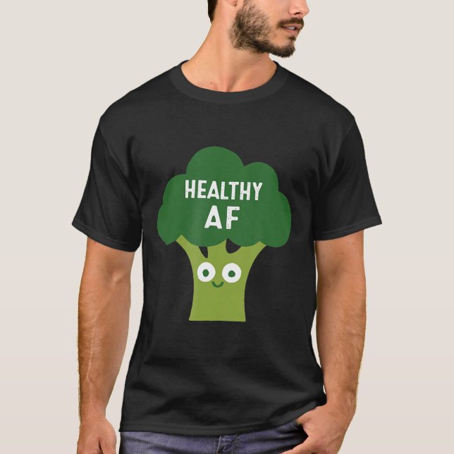 T-shirt Fruccoli Légume Végétal Ou Végétarien Sain (Devant)