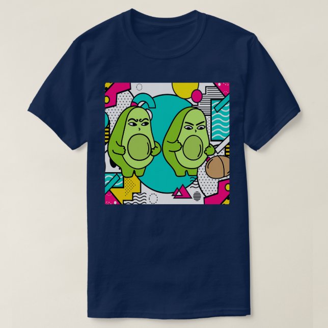 T-shirt Fruit Avocado amusant 2 (Design devant)