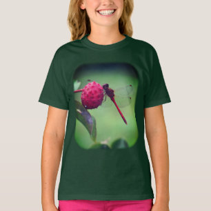 T-shirt Fruit de Dogwood de la libellule rouge Nature 