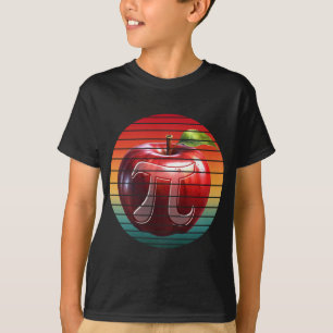 T-shirt Fruit de pomme Vintage moderne et tendance Pi Day