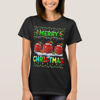 T-shirt Fruit Fruit Fruit de Noël Noël Joyeux chapeau de N