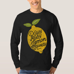 T-shirt Fruit Peasy Citron Squeezy Citrus Peel Cadeau