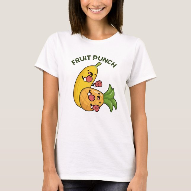 T-shirt Fruit Punch Drôle Boisson Pun (Devant)