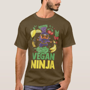 T-shirt Fruit Vegan Ninja Légumes Végétariens Footies