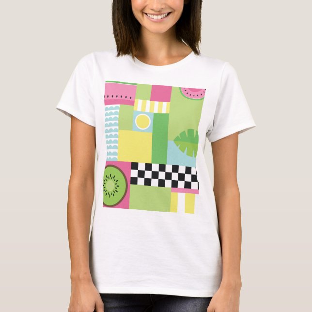 T-shirt Fruits colorés d'été (Devant)
