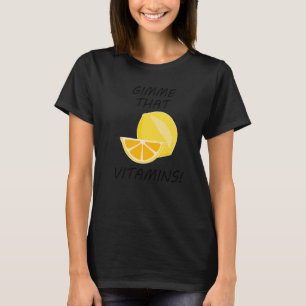 T-shirt Fruits d'agrumes Vitamines Lemonade Fruits