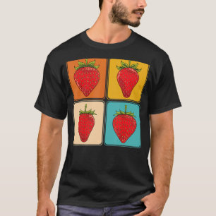 T-shirt Fruits d'été Fruits d'été Fraises de fraises de ba